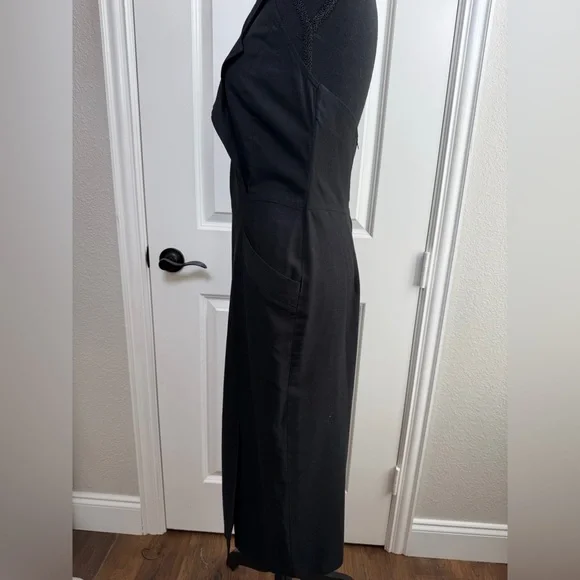 Donna Ricco Classic Black Midi Dress - Picture 3 of 8